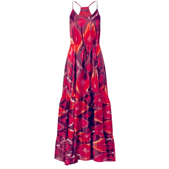 Guess Dresses & Skirts - GUESS Angelica Maxi XS Satin Spaghetti Strap Dress